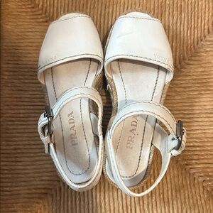 Prada White Sandals